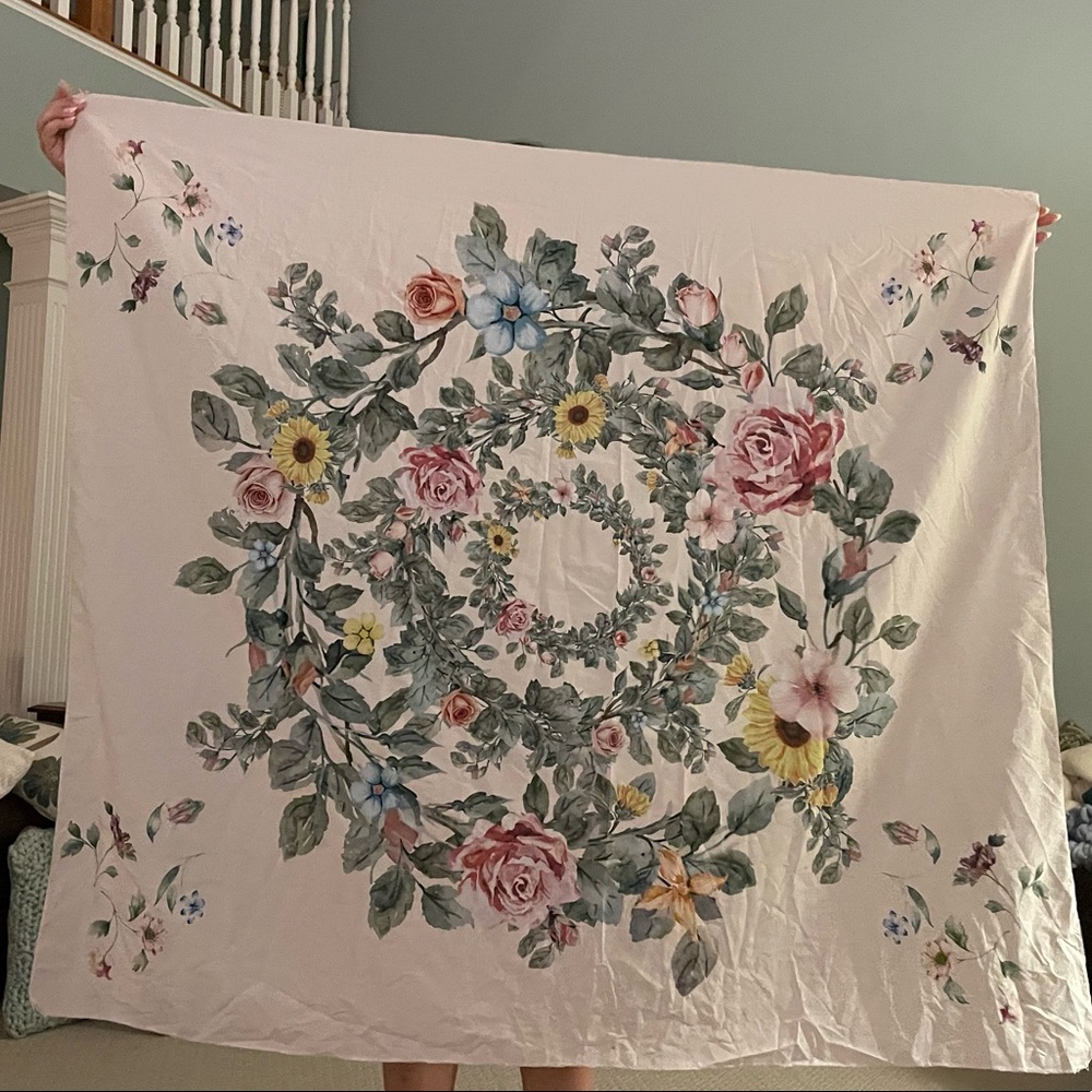 Floral tapestry